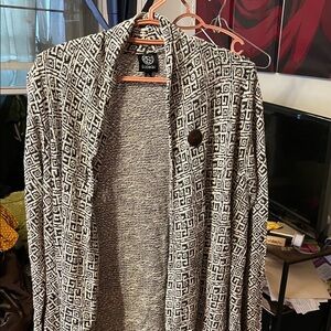Bobeau Monochrome Knit Cardigan